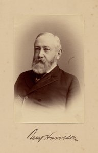 Benjamin Harrison (1833-1901), 23rd President of the USA