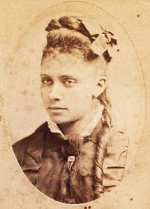 Carte de Visite of Young African-American Woman, c.1880 by American Photographer