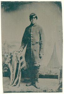 Charles H. Arnum, a Private in the 54th Massachusetts Volunteer Infantry Regiment, 1864 by American Photographer