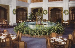 Chicago: Fountain in South Grill Room, Marshall Field and Co