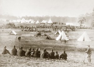 Confederate prisoners captured at the battle of Fisher