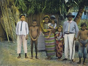 Indian Family, Island of Carti, San Blas, Republic of Panama by American Photographer