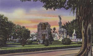 Interior of Cemetery by American Photographer