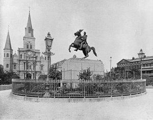 Jackson Square, New Orleans, c.1890 by American Photographer