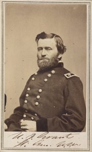Maj. Gen. Ulysses S. Grant, officer of the Federal Army by American Photographer