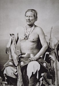 Manuelito (1818-93) head chief of the Navajo Nation 1870-84 by American Photographer