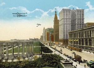 Michigan Boulevard and Grant Park, looking South by American Photographer