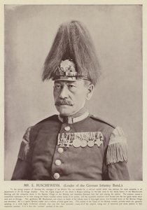 Mr E Ruscheweyh, Leader of the German Infantry Band