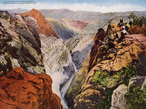 On the Brink of the Royal Gorge by American Photographer