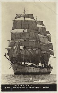 Pirate Ship, Built in Glasgow, Scotland, 1886 by American Photographer