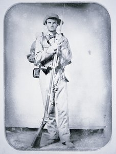 Private Thomas Taylor, Confederate Army Soldier by American Photographer