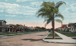 San Diego, California: Residence Street by American Photographer