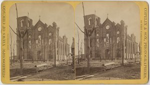 St. Michaels Church after the Chicago Fire of 1871