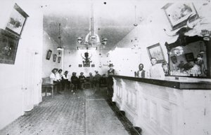 The Long Branch Saloon, Dodge City, Kansas, c.1880 by American Photographer