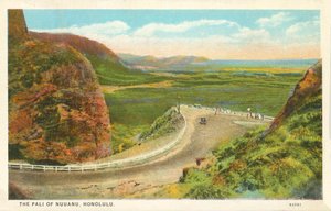 The Pali of Nuuanu, Honolulu by American Photographer