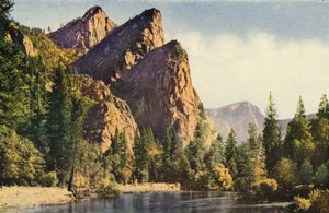 Three Brothers, Yosemite National Park by American Photographer