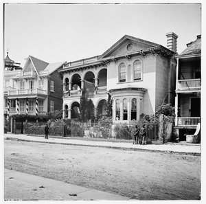 Union Headquarters at 26 South Battery Street in Occupied Charleston, South Carolina by American Photographer