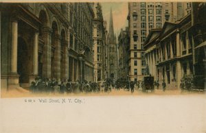 Wall Street, New York City by American Photographer