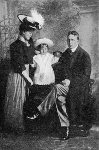 William Randolph Hearst and His Family, published in The Graphic October 27th 1906 by American Photographer