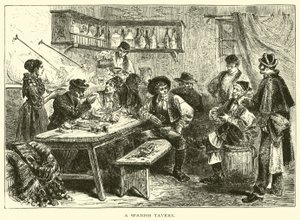 A Spanish Tavern by American School