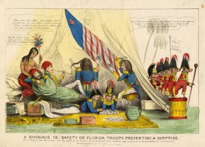 A Bivouack in Safety, or, Florida Troops Preventing a Surprise