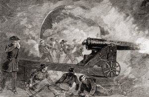 A Casemate During the Bombardment at the Battle of Fort Sumter, April 12