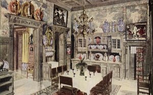 A model German dining room