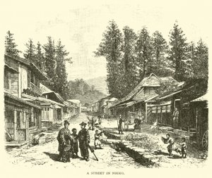 A street in Nikko by American School