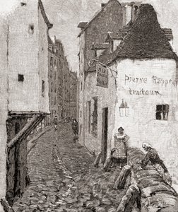 A Street in Old Paris in the 19th Century, from 