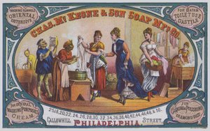 Advertisement for Charles McKeone & Son Soap Manufacturing Company, Philadelphia, Pennsylvania, USA by American School