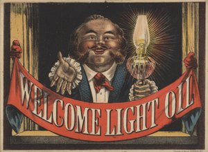 Advertisement for Welcome Light Oil by American School