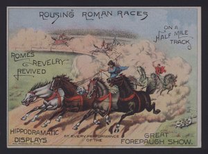 Advertisement for the Great Forepaugh Show