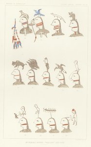 An Ogalala Roster - Wall-Dog and Band by American School