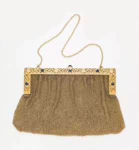An antique evening bag, by Black, Starr & Frost, c.1890 by American School