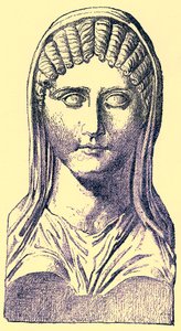 Aspasia, Illustration from History of Greece by Victor Duruy, Published 1890 by American School