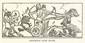 Assyrian Lion Hunt by American School