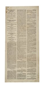 Auburn Daily Democrat Extra re: Fort Sumter, 15th April 1861 by American School