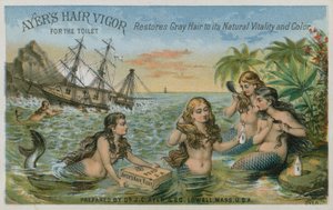 Ayers Hair Vigor for the Toilet, Trade Card