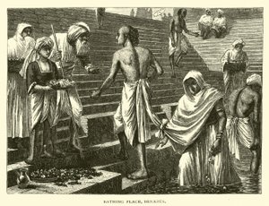 Bathing Place, Benares by American School