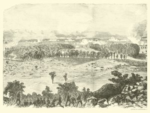 Battle of Gettysburg, Summit of Little Round Top, July 2, 1863 by American School