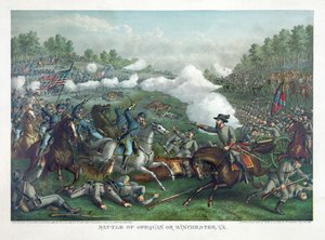 Battle of Opequan or Winchester, VA by American School