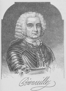 Bienville, the founder of New Orleans, from 