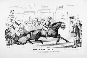 Blood Will Tell, Political Cartoon