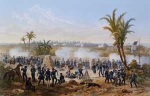 Bombardment of Veracruz, March 1847 by American School