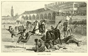 Bull-fight, Spain