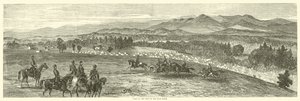 Camp at the foot of the Blue Ridge, October 1863 by American School