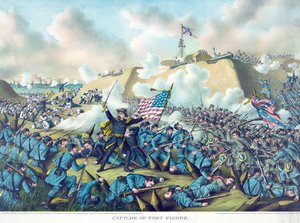 Capture of Fort Fisher, 1890 by American School