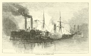 Capture of the Harriet Lane, January 1863 by American School