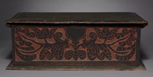 Carved Box, 1680-1700 by American School