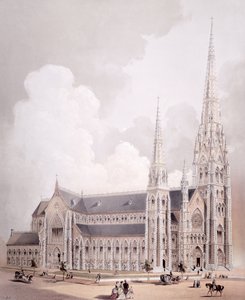 Cathedral of the Holy Cross, Boston, Massachusetts by American School